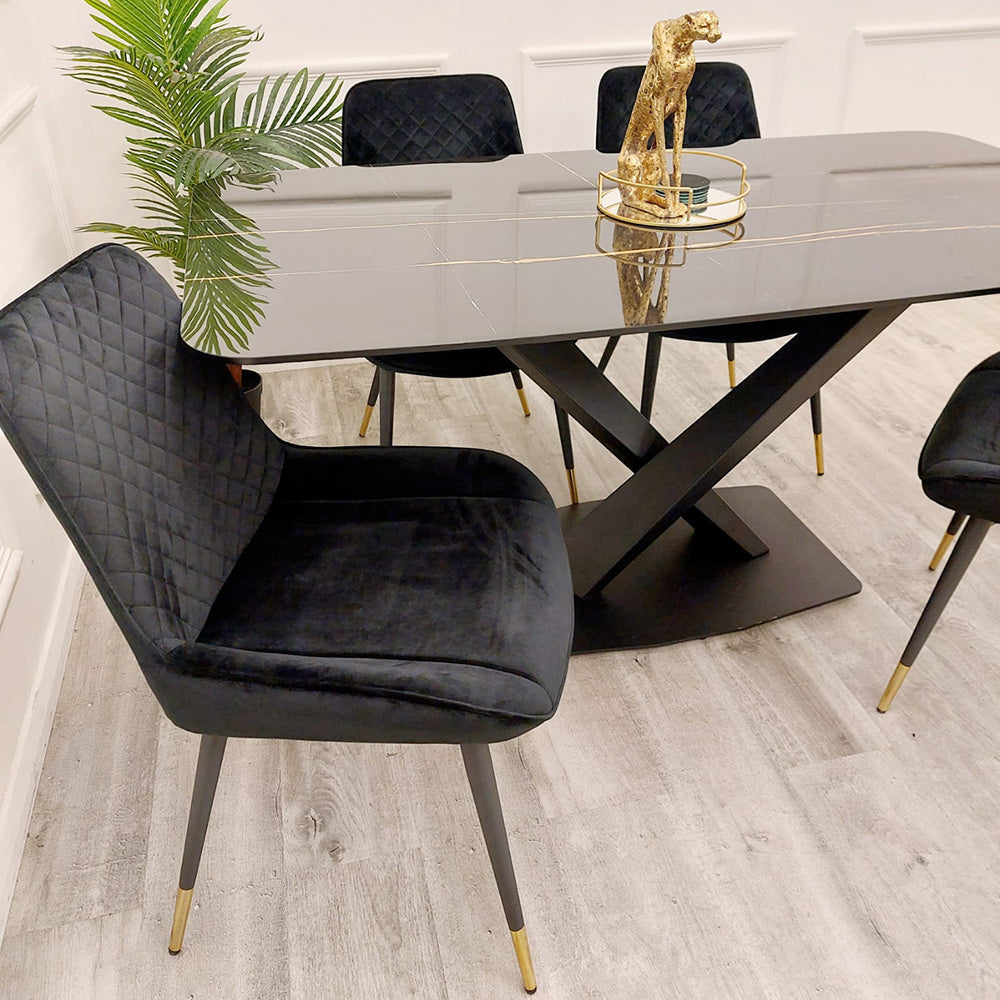 Apollo 1.6 Dining Table with 4 chairs