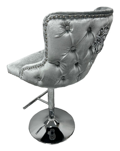 Louis Lion Barstool silver