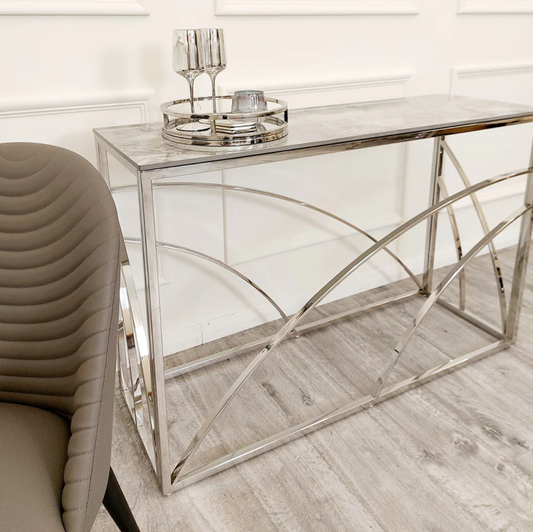 STELLA CONSOLE TABLE WITH SINTERED STONE TOP