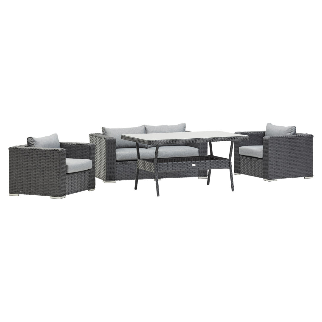 Asana sofa dining set (Grey)