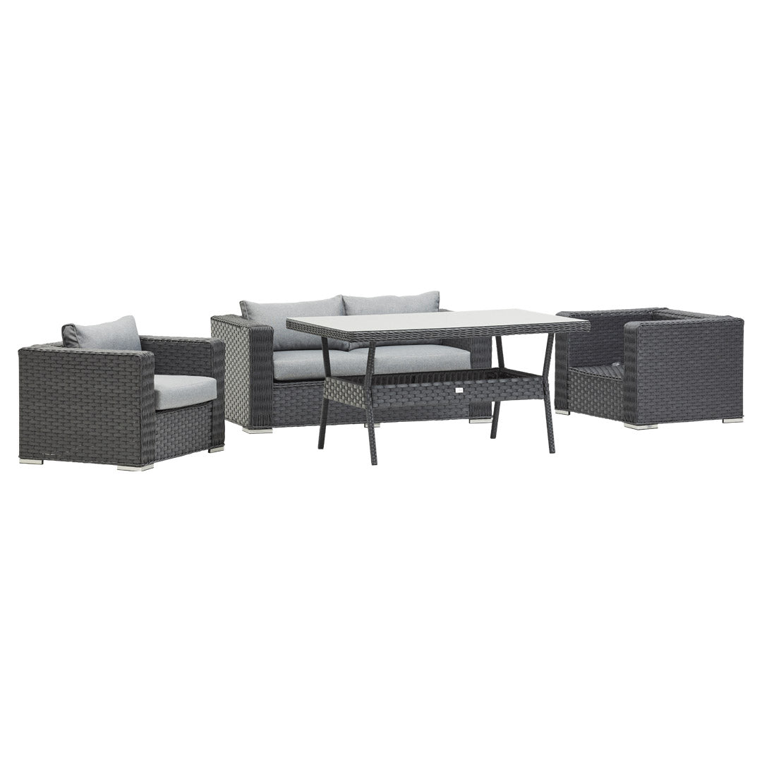 Asana sofa dining set (Grey)