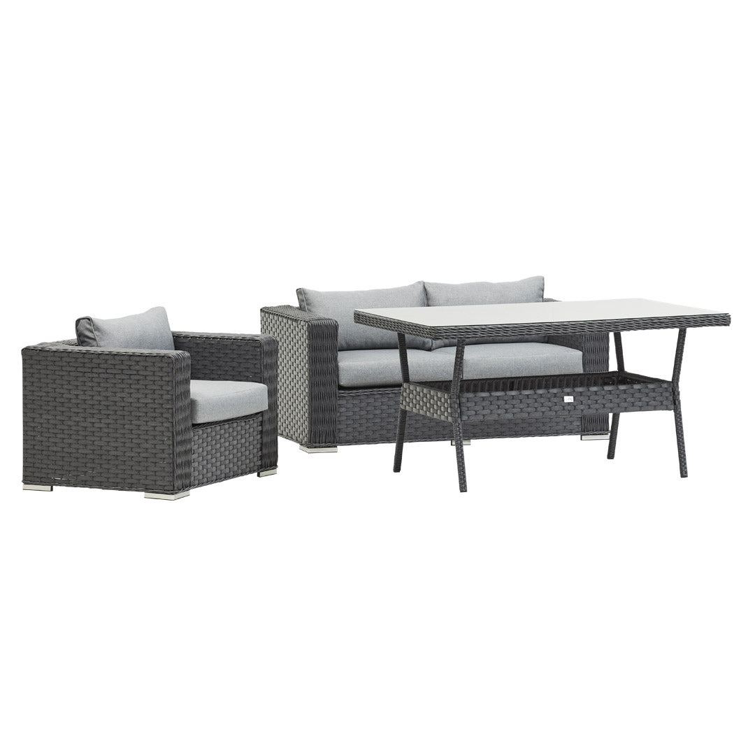 Asana sofa dining set (Grey)