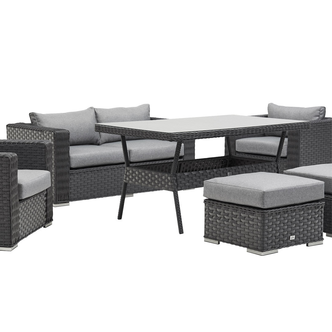 Asana sofa dining set (Grey)