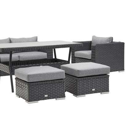 Asana sofa dining set (Grey)