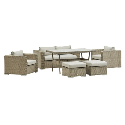 Asana sofa dining set (Natural)