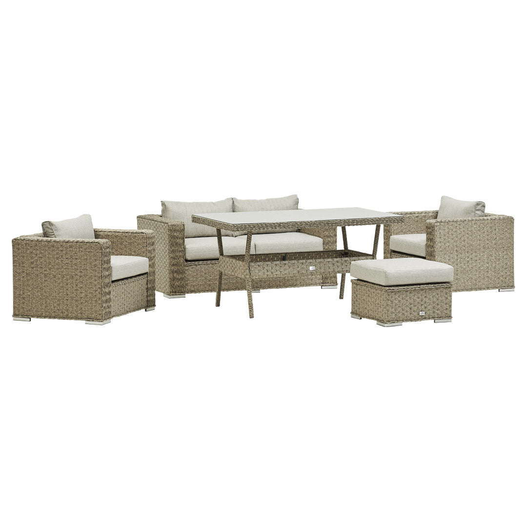 Asana sofa dining set (Natural)