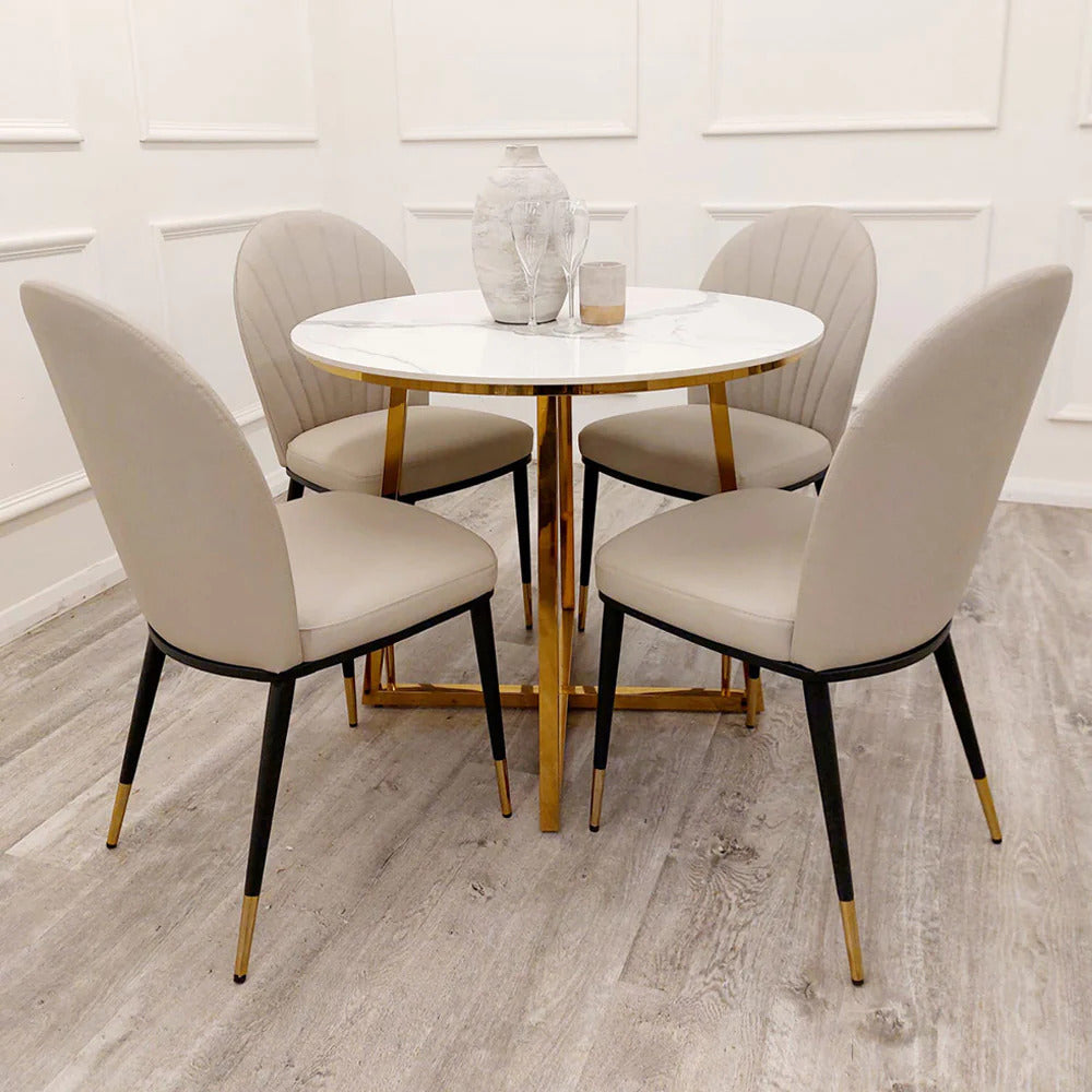 Juno Round Dining Table Set