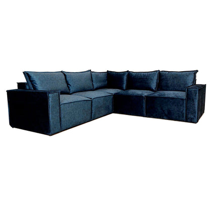 Claridge 5 piece corner sofa (Buxton Navy blue)