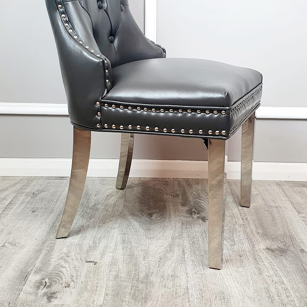 Mayfair Dining chair Dark grey